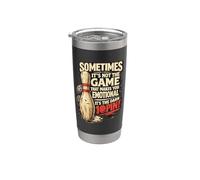 A volte non il gioco ti rende emotivo divertente bowling Bicchiere termico in acciaio inox doppia parete
