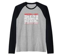A Volte Non riesco a Dire se Sono in età prescolare Divertente Sono al Lavoro Maglia con Maniche Raglan