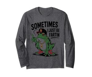 A Volte Sono Semplicemente Fartin Hip Hop Funky Frog Gas Maglia a Manica