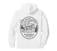 A Volte Sono Solo Un Lupo errante, Divertente Meme retrò Vintage Felpa con Cappuccio