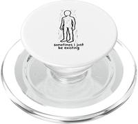 A volte sono solo una forma umana esistente PopSockets PopGrip per MagSafe