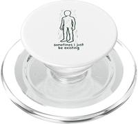 A volte sono solo una forma umana esistente PopSockets PopGrip per MagSafe