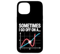A volte vado su un grafico matematico tangente Custodia per iPhone 15