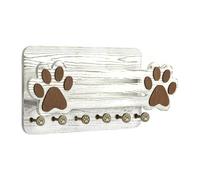 A Wall Accent Piece: Featuring a cute paw print design, this dog