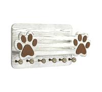 A Wall Accent Piece: Featuring a cute paw print design, this dog