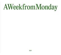 A Week from Monday 2021. Con CD-ROM - [Viaindustriae]