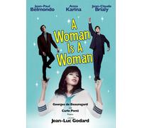 A Woman Is A Woman (DVD) Anna Karina Jean-Claude Brialy Jean-Paul Belmondo