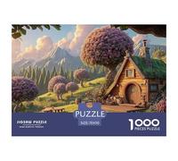 A Wooden House 1000 Pezzi Cartone Robusto Puzzle Cozy Fairy-tale Village Sfida Unica Gioco Creativo Puzzle Per Bambini 70x50cm/1000pcs