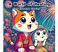 A World of Healing: Cute Character Coloring Book, Coloring Book for Adults, Teens and Kids