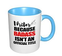 A Writer For Editors Writer Becasue Badass Isn'T An Official Title Tazza Classica Tazzine Con Manico Tazze Per Uso Domestico Tè Bevande 330Ml