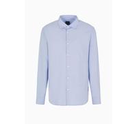 A|X Armani Exchange - Camicia Uomo Adulto Blu Micro Pois M