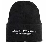 A|X ARMANI EXCHANGE Cappello Beanie Da Uomo - Rippstrick, Logo, Taglia Unica...