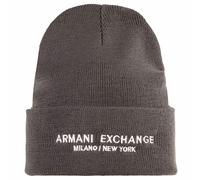 A|X ARMANI EXCHANGE Cappello Beanie Da Uomo - Rippstrick, Logo, Taglia Unica...