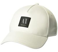 A|X Armani Exchange Cappello da Baseball Unisex Basics by Armani Hat, Bianco, Taglia Unica