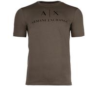 A|X ARMANI EXCHANGE Maglietta Da Uomo - Stampa, Collo Rotondo, Cotone Stretch