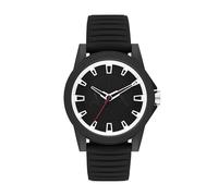 A|X ARMANI EXCHANGE Orologio al quarzo da uomo con cinturino in gomma, nero, 22 (Modello: AX2520), nero, Orologio al quarzo