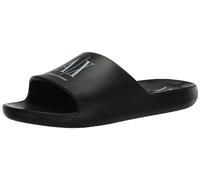 A | X ARMANI EXCHANGE, Icon Slide Sandal Uomo, Black Op White, 47 EU