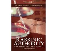 A. Yehuda Warburg Rabbinic Authority, Volume 3 Volume 3 (Copertina rigida)