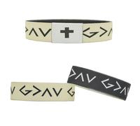 A-yeite 1 braccialetto indossabile con versi biblici per donne e uomini cristiani quotidiani versi della Bibbia braccialetto croce con NFC Inspirational Verse religioso braccialetto gioielli