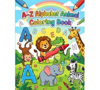 A-Z Alphabet Animal Coloring Book for Kids | 26 Educational Coloring Pages | Printable ABC Animals | Instant Download PDF