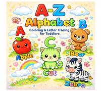 A-Z Alphabet Coloring & Letter Tracing for Toddlers