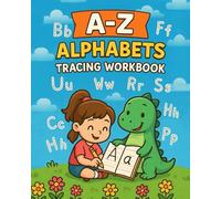 A-Z Alphabet Tracing Workbook for Preschool and Kindergarten: Dot-to-Dot Tracing uppercase and lowercase letters.