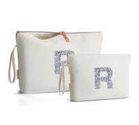 A-Z BAG beauty case per donna, regalo per il suo compleanno, dolce signora, ideale per migliori amici, sorelle, studenti, R