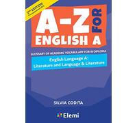 Silvia Codita A-Z for English A: Literature and Language & Literatur (Tascabile)