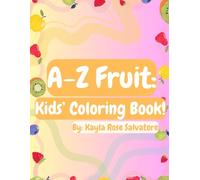 A-Z Fruit Kids' Coloring Book