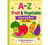 A-Z Fruit & Vegetable Colouring Book for Kids