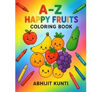 A-Z Happy Fruits Coloring Book