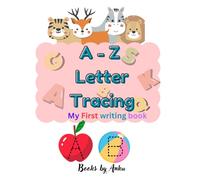 A-Z Letter Tracing: My first writing book-tracing book for kids with pictures to color