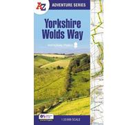 A-Z Maps Yorkshire Wolds Way (Tascabile) -Z Adventure Series