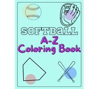A-Z Softball Coloring Book