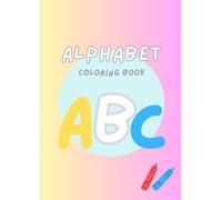 A-Z White Minimalist Alphabet Coloring Book Worksheet: Exciting Coloring Craft Book