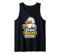A Zero Ducks Viene Dato Un atteggiamento Sarcastico e Divertente Canotta