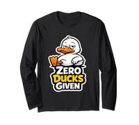 A Zero Ducks Viene Dato Un atteggiamento Sarcastico e Divertente Maglia a Manica