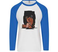 A Zombie Orsacchiotto Halloween Uomo L/S Baseball T-Shirt