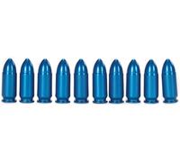 A-Zoom AZ15316 Alluminio Scatto Capsule 9mm Luger Blu 10 Pacco Allenamento Dummy