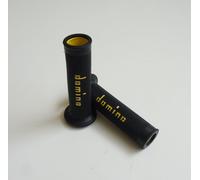 A010 MANOPOLE DOMINO XM2 SUPER SOFT NERO-GIALLO YAMAHA YZF R6