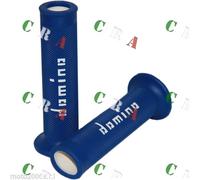A01041C4648B7-0 DOMINO MANOPOLE RACE STREET BLU BIANCO per TUTTE le MOTO FANTIC