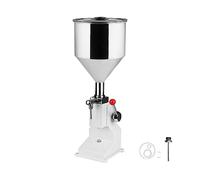 A03 Macchina di rifornimento manuale for liquidi 5-50 ML Distributore di liquidi commerciale Ugello Pistone Primavera Vite Pasta Riempitrice for bottiglie di olio Efficienza