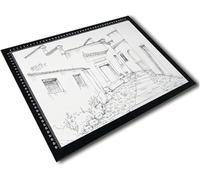 A1, A2, A3, A4 Tracing LED Copy Board Light Box, USB Power 10 Stage Dimming Artists Trace Light Pad per Principianti Diamond Drawing, Schizzi, Animazione, Belle Arti, Tatuaggio, A1