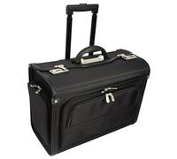 A1 FASHION GOODS Rolling Pilot - Valigetta con doppia combinazione, per viaggi d'affari, borsa da viaggio