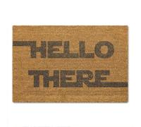 A1 Graphics Ltd Zerbino con scritta in lingua inglese "Hello There Space" e film di fantascienza in stile retrò, idea regalo per la casa