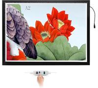 A1 Trace Board Dimmerabile Luminosità Tracing Light Box, A2 A3 A4 Light Pad Diamond Painting Ultra-Sottile Luminosità Regolabile Copy Board per Artisti Che Progettano, LED Drawing Board A2