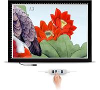 A1 Trace Board Dimmerabile Luminosità Tracing Light Box, A2 A3 A4 Light Pad Diamond Painting Ultra-Sottile Luminosità Regolabile Copy Board per Artisti Che Progettano, LED Drawing Board A3