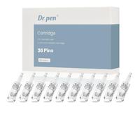 A10 10 Pezzi 36P Cartucce Microneedling - Confezione da 10 Aghi di ricambio usa e getta originali per penna Microneedling - per Dr. Pen A10 Microneedling Electric Derma Pen (modello 36P, 10 pezzi)