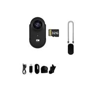 A100+ Mini Action Camera Nera con Kit Magnetico e Scheda TF da 32G - Registrazione HD 1080p Tascabile