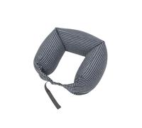 (A11) Cuscino cervicale traspirante, imbottito, a forma di U, con cerniera nascosta e coulisse regolabile